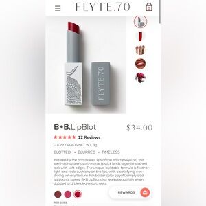 Flyte 70 Lipstick In Red Skies W/ Magnetic Closure